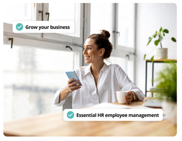 Graphic Detailing How Hr Software Helps Small Businesses