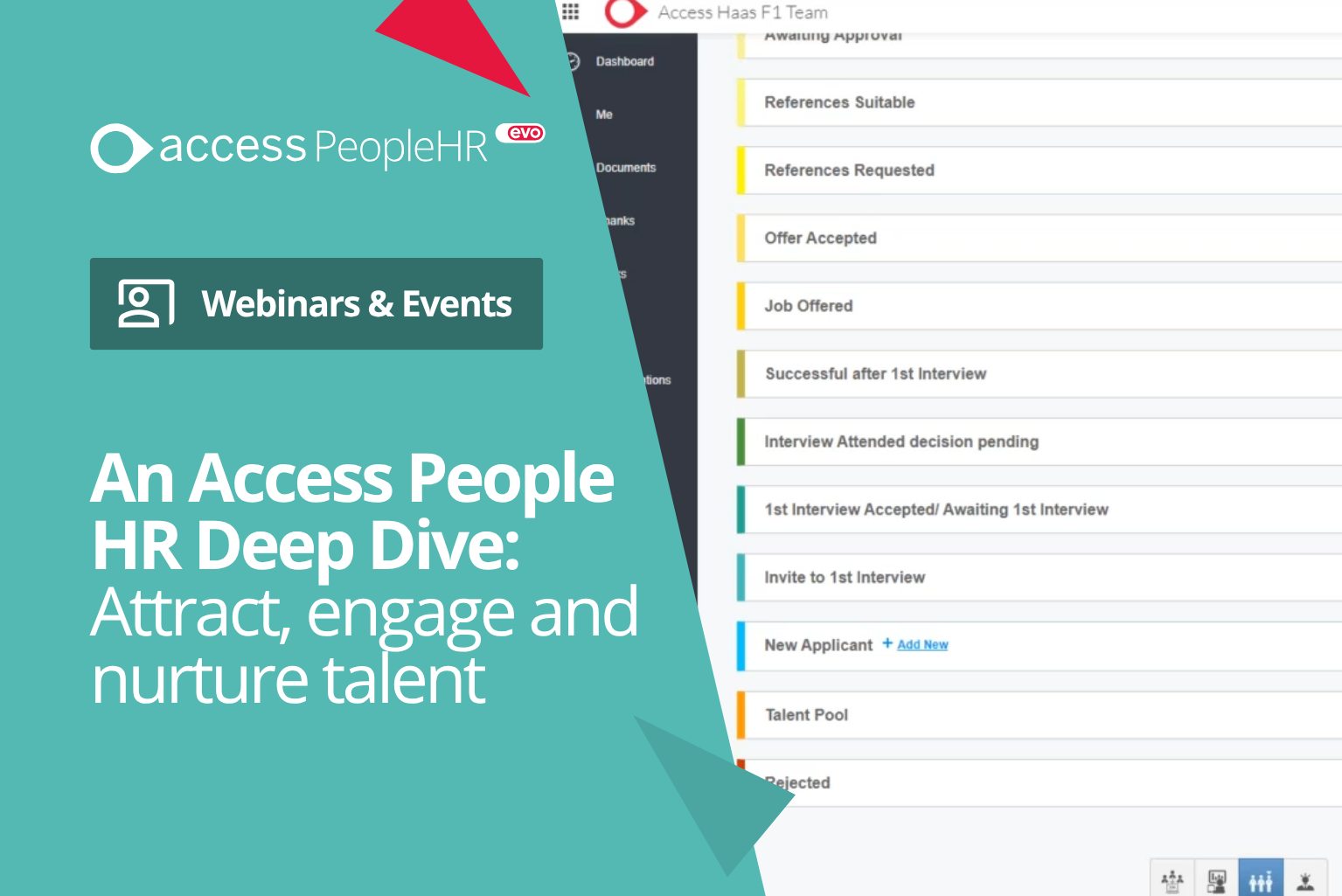 Watch on demand webinar cover: An Access PeopleHR deep dive – strategies to attract, engage, and retain top talent.