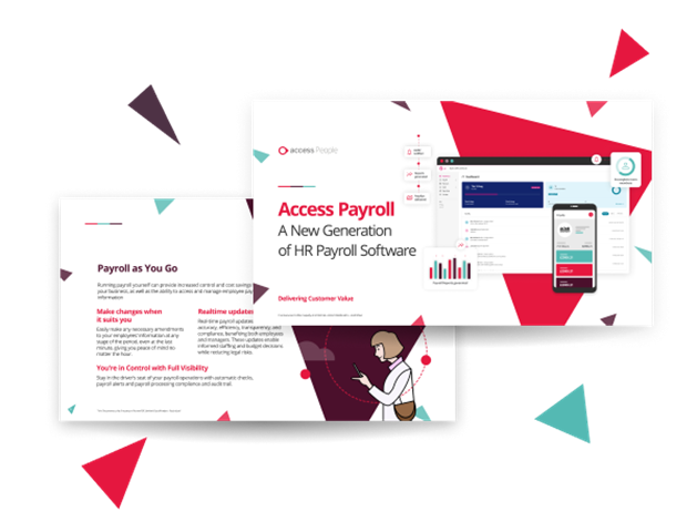 Payroll brochure example