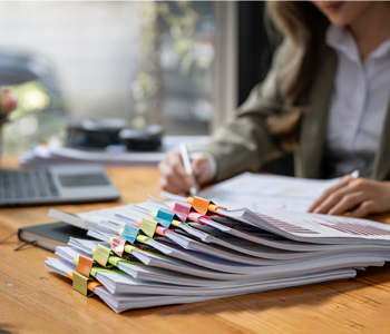 Employee reading the employment right bill