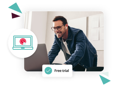 Person Trying HRIS Software Free Trial