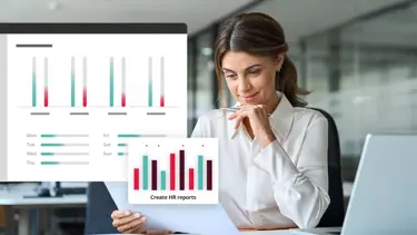 Manager using Peoplehr's People Analytics Software