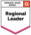 G2 Award Spring 2026 Regional Leader EMEA