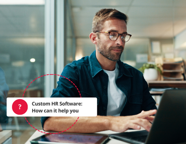 Employee enjoying the benefits of HR Software