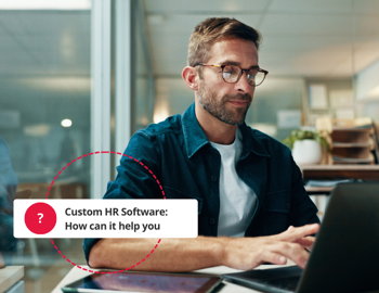 Employee enjoying the benefits of HR Software