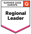 G2 Award Summer 2026 Regional Leader Europe