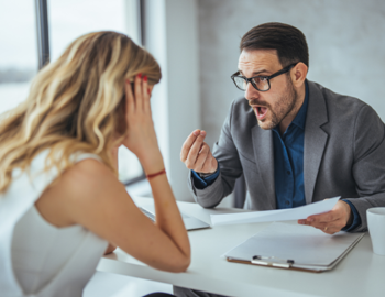 Manager displaying poor communication