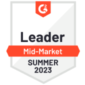 G2 Leader Midmarket Award Badge