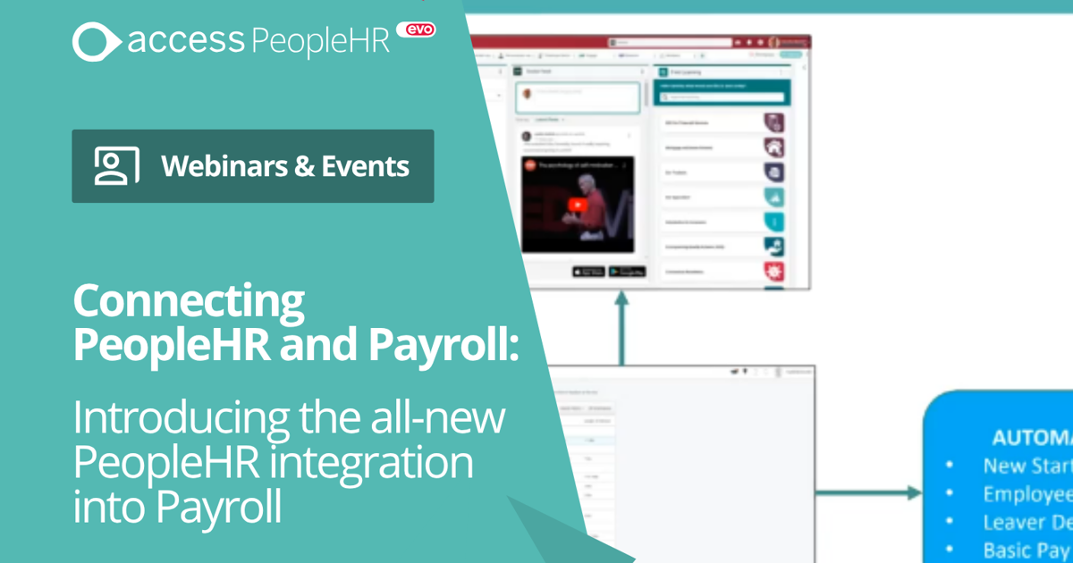 Connecting PeopleHR and Payroll: Introducing the all-new PeopleHR ...