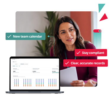 HR timesheet software dashboard helping businesses track employee hours, maintain accurate records and comply with UK working time regulations.