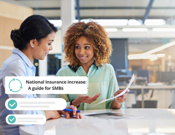 Employees discussing the National insurance increase