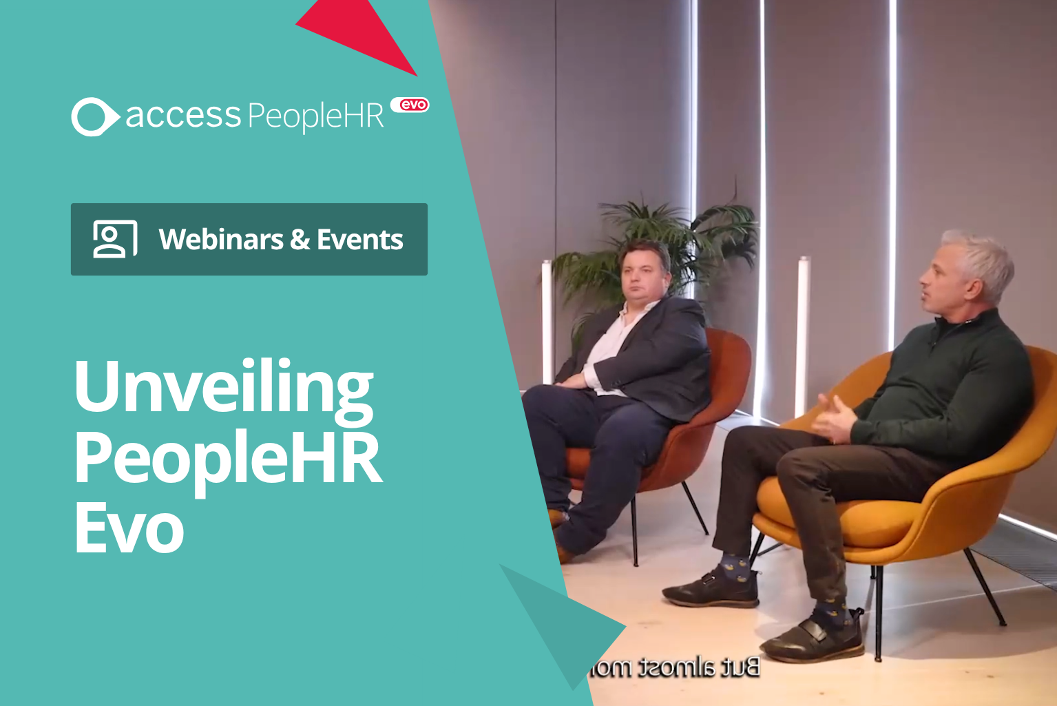 Watch on demand webinar cover - Unveiling PeopleHR Evo: explore next-generation HR software innovations.”