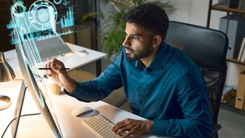 Image representation of employee using AI