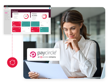 infographic showing payroll bureau software Paycircle