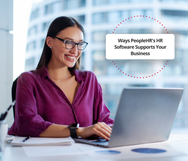 HR manager using People HR Software