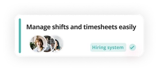 Software module for managing shifts and timesheets easily
