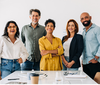 Team starting and growing an HR Department