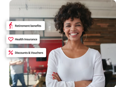 Graphic Showing Employee Benefits You Can Manage With Hr Software