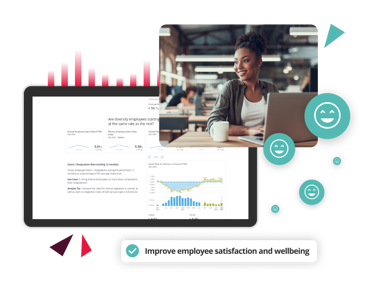 Graphic showing people analytics